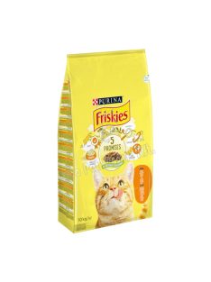 Friskies száraz macskaeledel csirkével és hozzáadott zöldségekkel 10kg