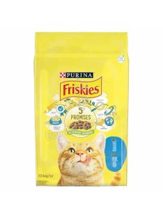 Friskies száraz macskaeledel lazaccal és hozzáadott zöldségekkel 10kg