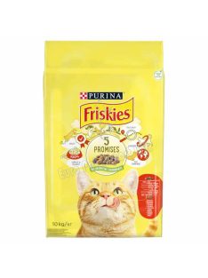 Friskies száraz macskaeledel marhával, csirkével és zöldségekkel 10kg