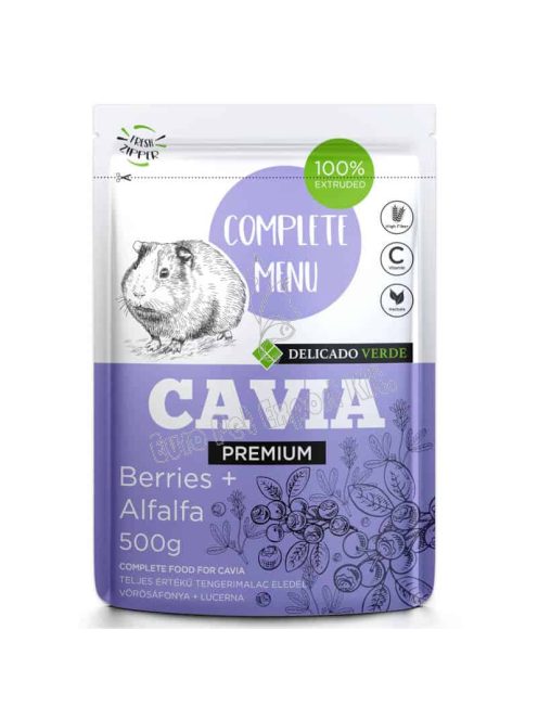 DELICADO VERDE COMPLETE MENU CAVIA 400G #300453