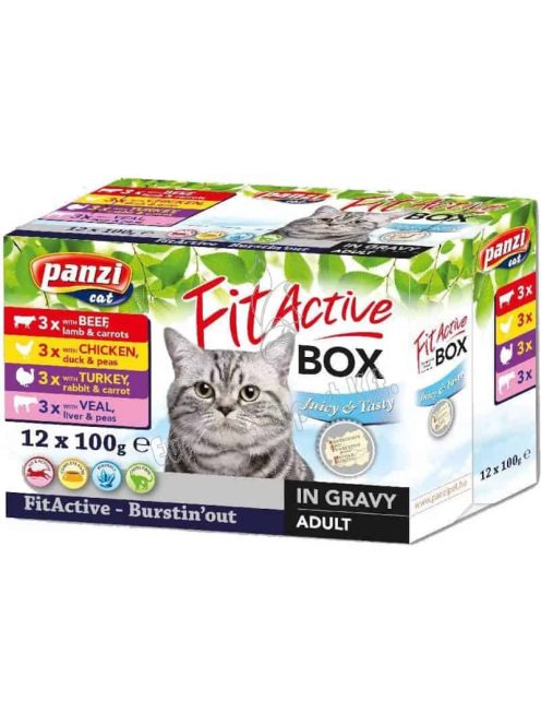 FITACTIVE FITABOX MACSKA 12X100G