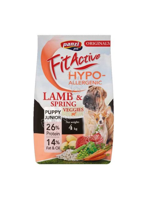 xFITACTIVE DOG SZÁRAZ PUPPY/JUNIOR HYPO LAMB 4KG