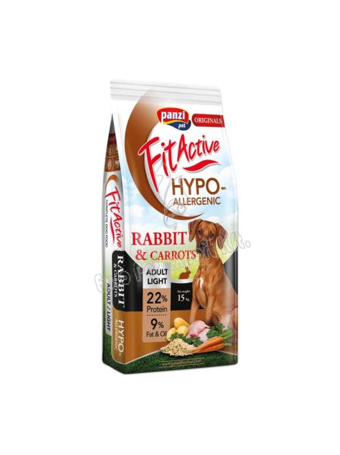 xFITACTIVE HYPOALLERGENIC ADULT  LIGHT RABBIT 15 KG