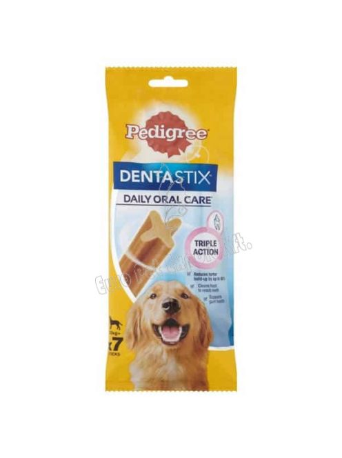 Pedigree DentaStix mindennapi fogápoló jutalomfalatok 25 kg+-os, kutyák számára 7 db (270g)