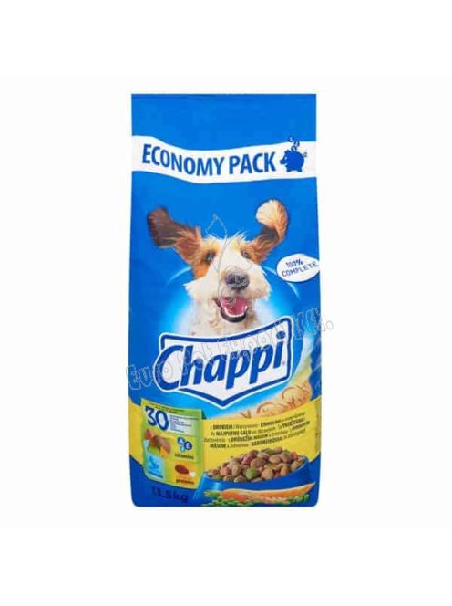 CHAPPI kutyatáp Baromfi-Zöldség ízesítéssel 13,5kg