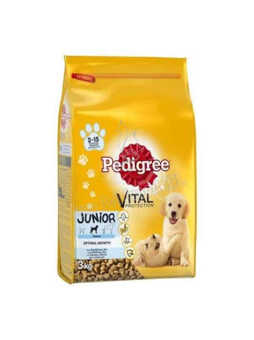 PEDIGREE JUNIOR 3kg - Száraztáp Junior kölyök kutyák számára