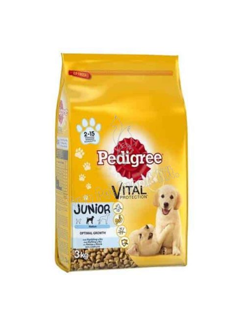 PEDIGREE JUNIOR 3kg - Száraztáp Junior kölyök kutyák számára