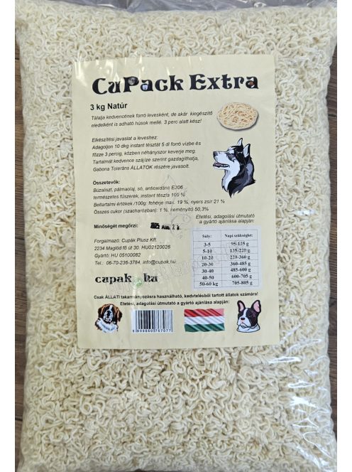 INSTANT TÉSZTA  3KG NATUR