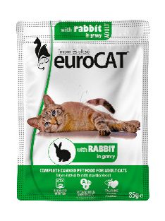EURO CAT POUCH 85G NYÚL