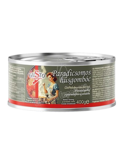 GUSTO Paradicsomos Húsgombóc 400g 