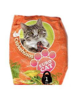 EURO CAT Száraz táp - csirkés 1kg (RAKLAPOS 1x500db)