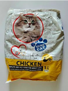 EURO CAT Száraz táp - csirkés 1kg (RAKLAPOS 1x500db)