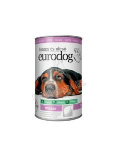 EURO DOG kutyakonzerv 1240g májjal 