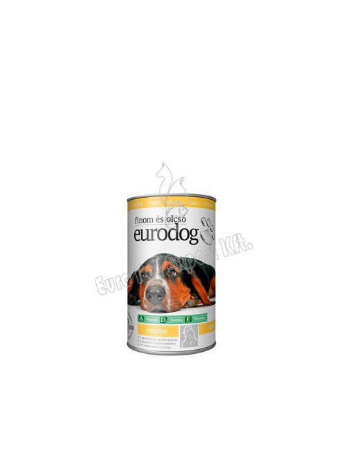 EURO DOG kutyakonzerv csirkehússal 415g (RAKLAPOS 1X1872DB)