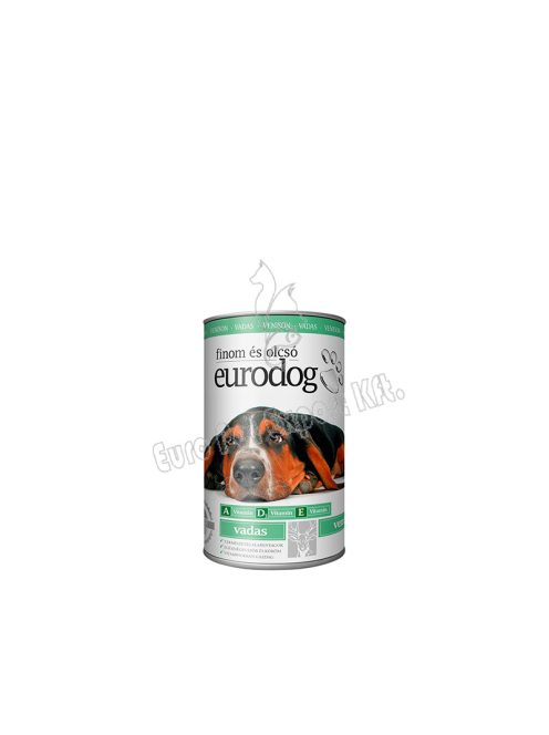 EURO DOG kutyakonzerv vadhússal 415g (RAKLAPOS 1X1872 DB)