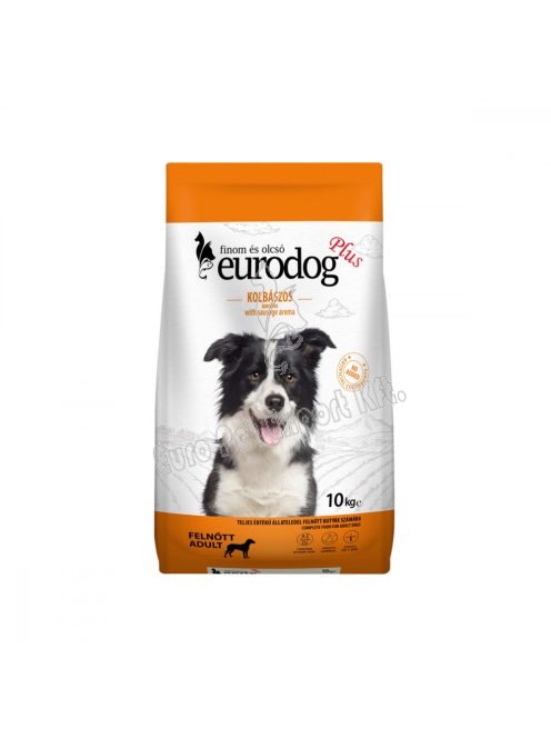 EURO DOG PLUS Kutyatáp Kolbászos 10kg