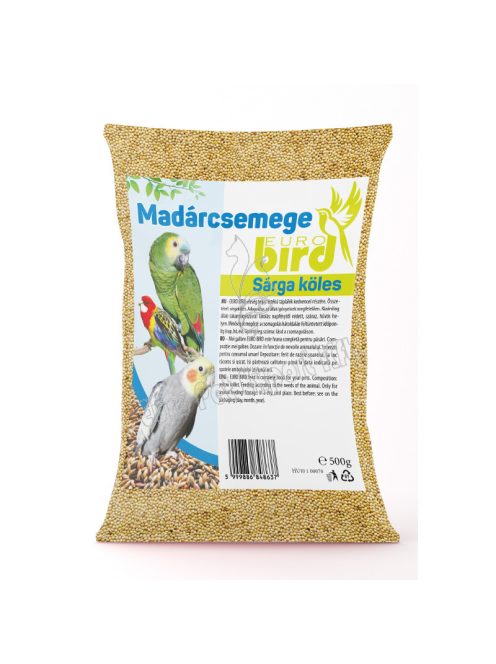 EURO BIRD MADÁR ELESÉG 500G SÁRGA KÖLES