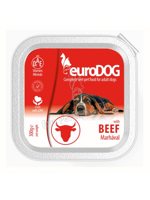 EURO DOG ALUTÁLKA 300G MARHA