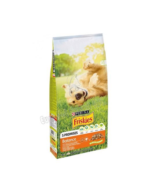 FRISKIES Balance száraz kutyaeledel csirkével és zöldségekkel 15kg