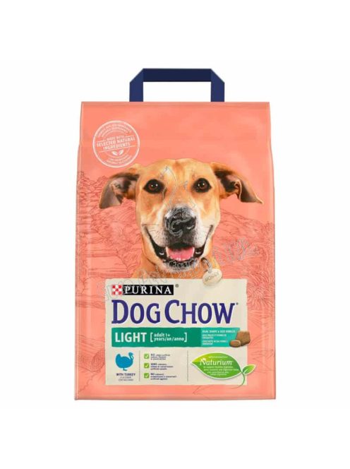 Dog Chow Light száraz kutyaeledel pulykával 2,5kg