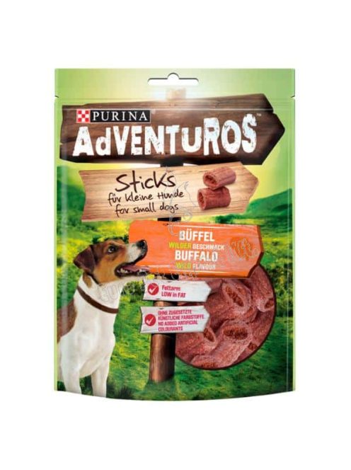 PURINA ADVENTUROS STICKS Jutalomfalat kutyáknak - Bölény-vad ízű 90g