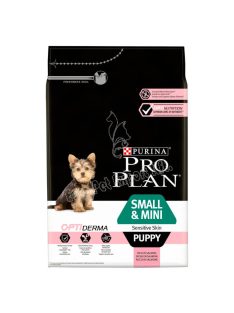 Pro Plan Optiderma teljes értékű állateledel kistestű és mini, érzékeny bőrű kölyökkutyáknak 3kg
