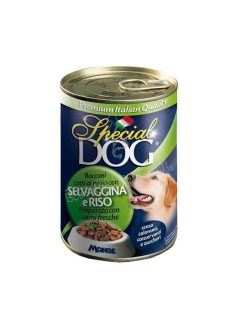 SPECIAL DOG Konzerv Vadas és rizs 400g