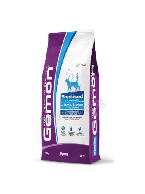 GEMON Cat Sterilized Tonhallal és lazaccal 10kg