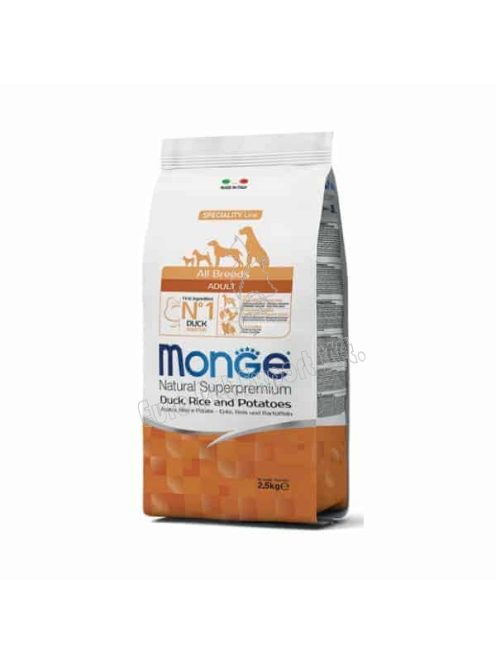 MONGE All Breeds Adult Kacsa 2,5kg