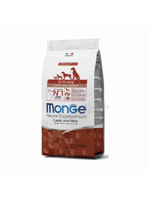 MONGE All Breeds Puppy & Junior Bárány 800g