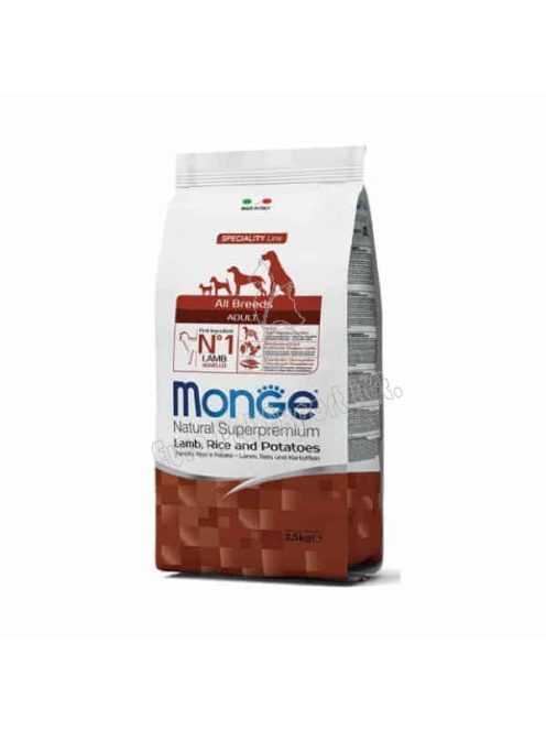 MONGE All Breeds Adult Bárány 2,5kg
