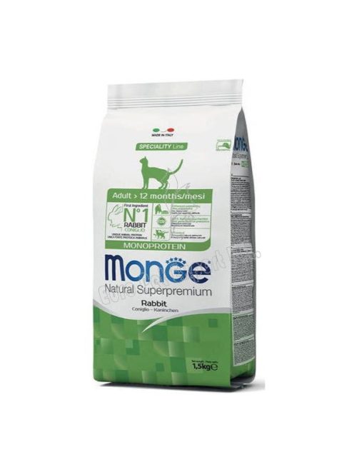 MONGE CAT MONOPROTEIN Nyúl 1,5Kg