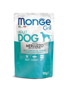 MONGE Dog Grill Tőkehal 100g