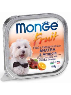 MONGE Fruit Pástétom és falatkák Kacsa-narancs 100g