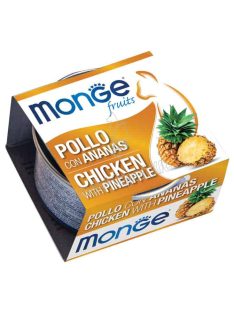 MONGE CAT FRUIT Konzerv Csirkedarabok ananásszal 80g