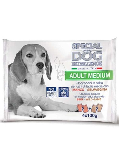 Monge Special Dog Excellence Medium Adult marha/vad multi pack 4x100g