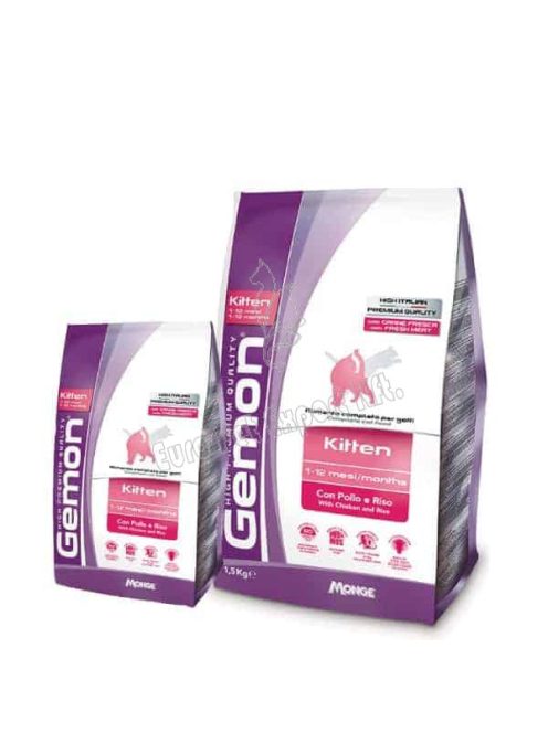 GEMON Cat Kitten Csirkével és rizzsel 400g