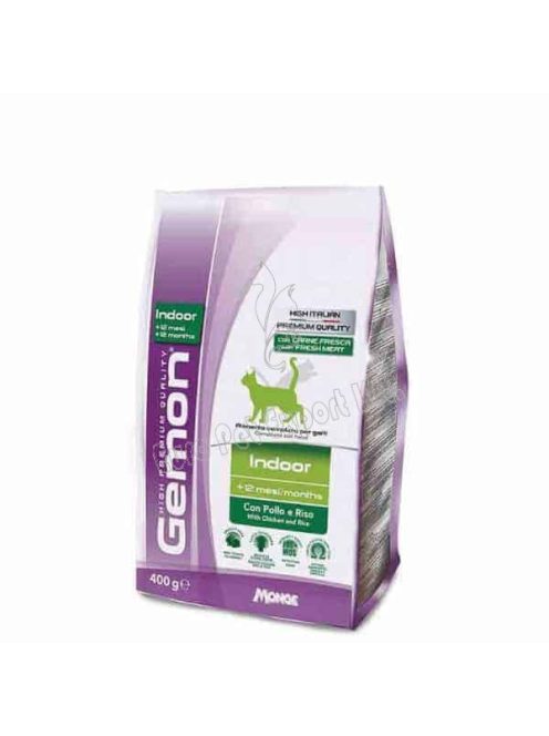 GEMON Cat Indoor Csirke-Rizs 400g