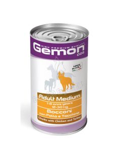 GEMON DOG Adult Medium Csirkével és pulykával 1250g