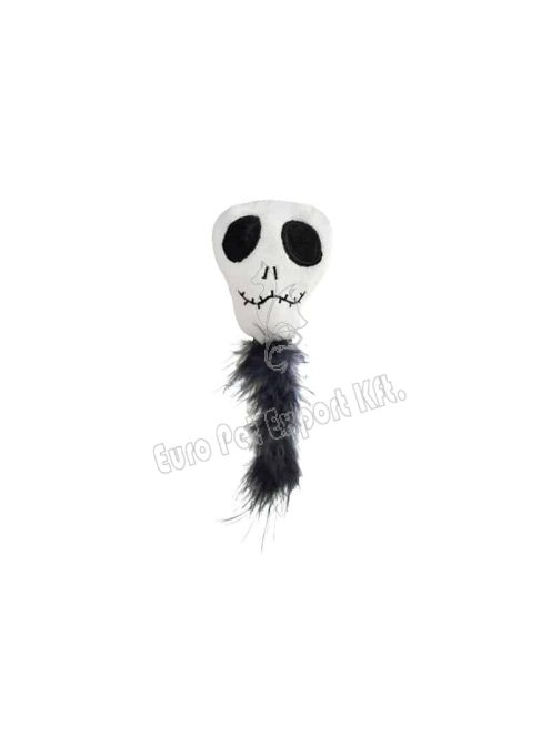 HALLOWEEN TOLLAS HALÁLFEJ  18CM MACSKAJÁTÉK
