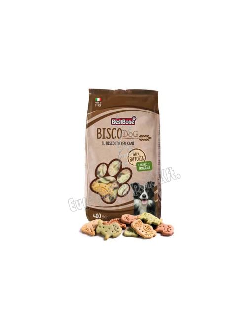 BISCODOG KUTYAKEKSZ  400G ZÖLDSÉGES MIX