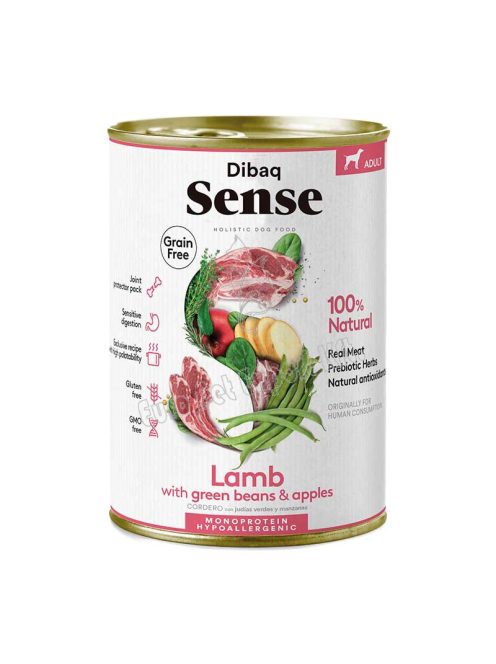 Dibaq Sense DOG cans LAMB 380G BÁRÁNY