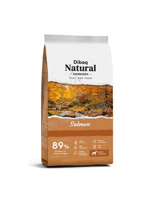 NATURAL MOMENTS DOG SALMON 15KG LAZACOS