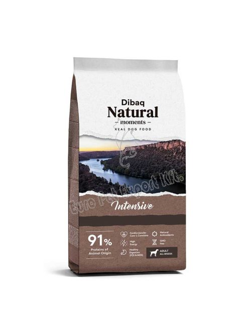 NATURAL MOMENTS DOG INTENSIVE 15KG MAGAS ENERGIA