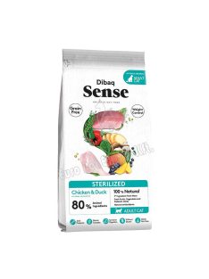 Dibaq Sense CAT Grain Free STERILIZ 1,5kg Csirke-Kacsa