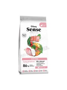 Dibaq Sense CAT Grain Free KITTEN 1,5kg Pulyka-Lazac