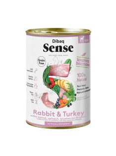 Dibaq Sense DOG Cans RABBIT 380G NYÚL