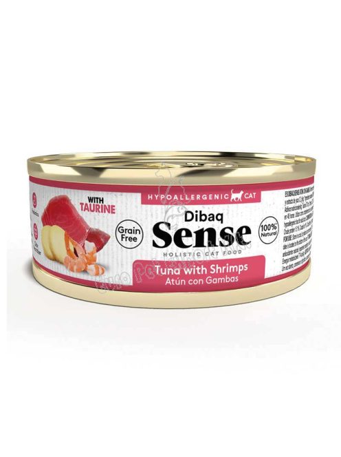 Dibaq Sense CAT GF TUNA-SHRIMPS 70g TONHAL-GARNÉLA