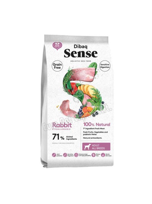 Dibaq Sense DOG GF RABBIT 10kg NYÚL ÉRZÉKENY