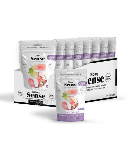Dibaq Sense DOG Snack HIPOALLERGEN 100G SeaBass SÜGÉR